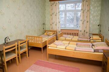 Фото номера Трехместный номер с общей ванной комнатой Хостелы Student Hostel г. Orissaare 5